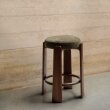 Barska stolica Granit Green Chenille/Walnut
