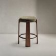 Barska stolica Granit Green Chenille/Walnut