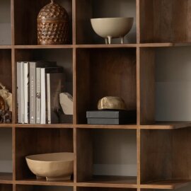 Polica za knjige Sinne Walnut 180x130 cm