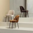 Blagovaonska stolica Vogue 3d Chenille Brown