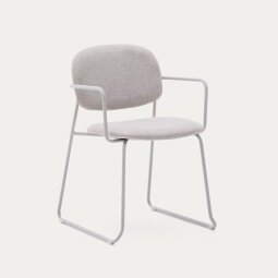 Stolica Meli Beige s rukonaslonom