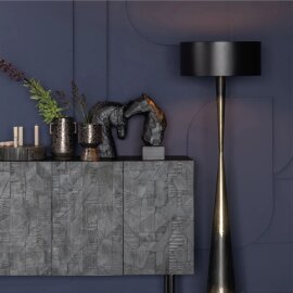 Podna lampa Metal Black