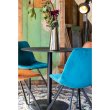 Bistro stol Braza Round Black