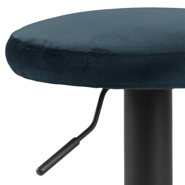 Barska stolica Finch Velvet Navy Blue