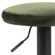 Barski stol Finch Velvet Forest Green