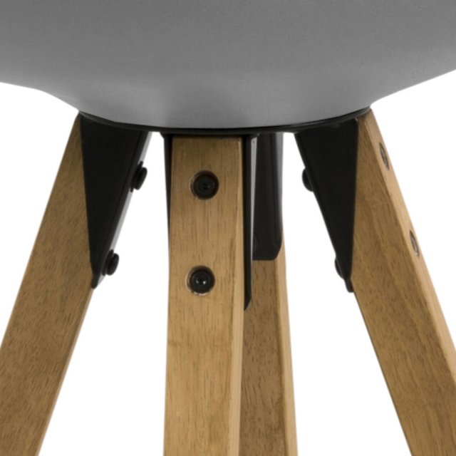 Barski stol Dima Grey/Natural