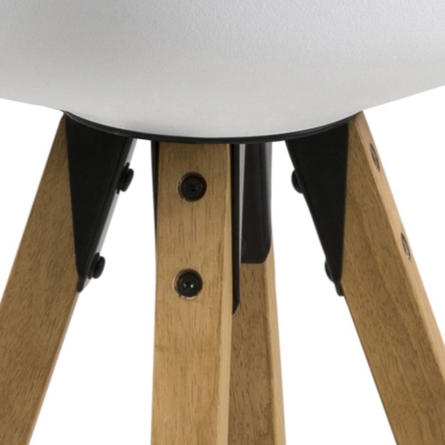 Barski stol Dima White/Natural