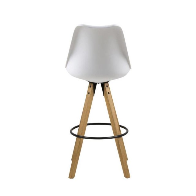Barski stol Dima White/Natural