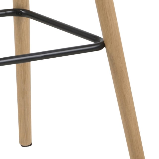 Barska stolica Grace Light Grey/Natural