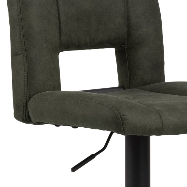 Barski stol Sylvia Olive Green/Black
