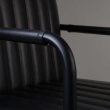 Stolica s rukonaslonom Stitched Dark Grey