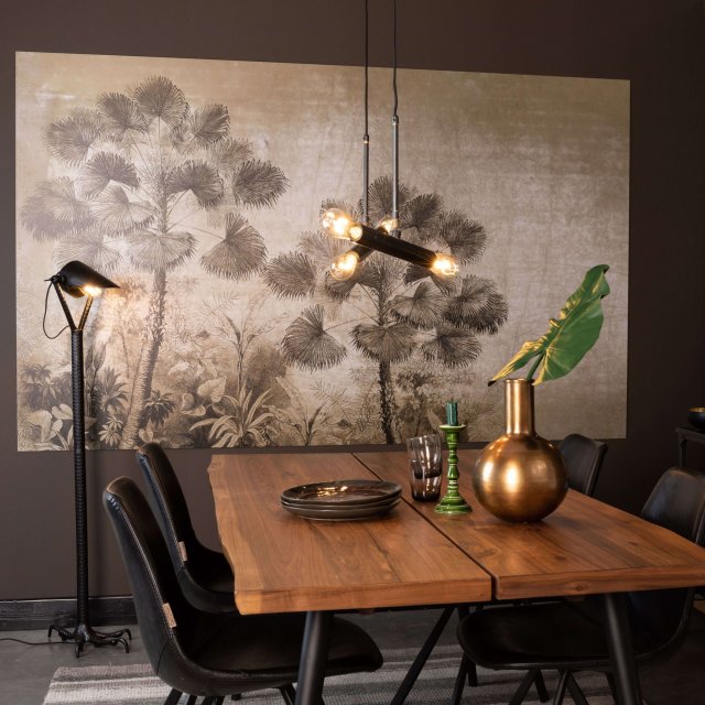 Podna lampa Falcon Black