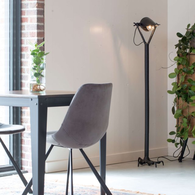 Podna lampa Falcon Black