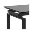 Produljivi stol Huddersfield S 120/200x85 cm All Black