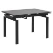 Produljivi stol Huddersfield S 120/200x85 cm All Black