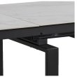 Produljivi stol Huddersfield S 120/200x85 cm White/Black