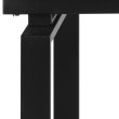 Produljivi stol Huddersfield S 120/200x85 cm White/Black