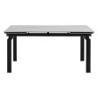 Produljivi stol Huddersfield L 160/240x85 cm White/Black