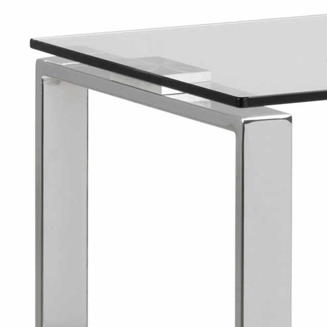 Konzolni stol Katrine Glass Clear/Metal