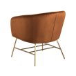 Fotelja Ramsey Velvet Copper/Gold