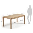 Produljivi stol Vivy 180/230x90 cm Natural