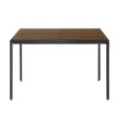 Produljivi stol Nadyria Walnut 120(160)x80 cm