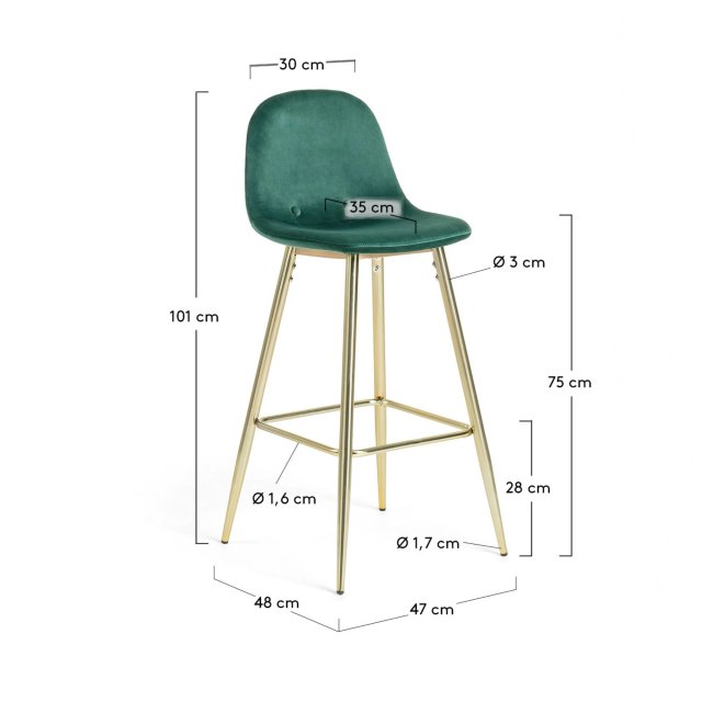 Barska stolica Nolite Green