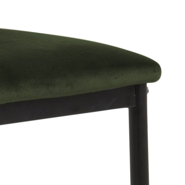 Barski stol Demina Olive Green