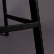 Barski stol Franky Velvet Grey, 65 cm