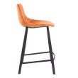 Polubarska stolica Franky Velvet Orange