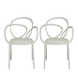 Stolica Loop Cushion White - set od 2 kom.