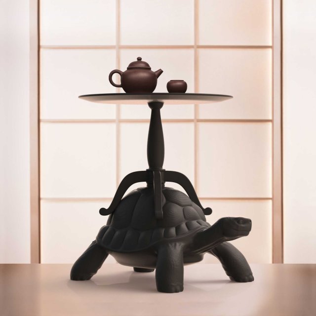 Stolić za kavu Turtle Carry Black