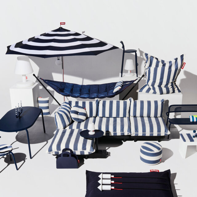 Lijevi kutni element Paletti Stripe Ocean Blue