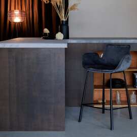 Barski stol Brit Dark Grey, 67.5 cm