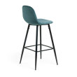 Barska stolica Nilson Velvet Turquoise/Black