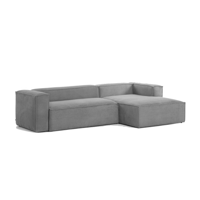 Kutna sofa Blok Right Light Grey