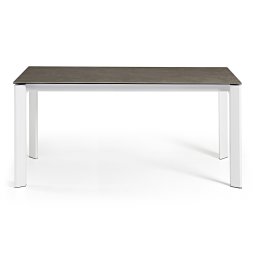 Produljivi stol Atta 160/220x90 cm Ceramic Brown/White