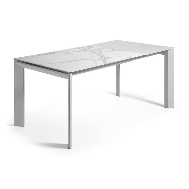 Produljivi stol Atta 140/200x90 cm Ceramic White/Grey