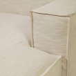Kutna sofa Blok White Linen Right