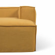 Kutna sofa Blok Mustard Linen Right