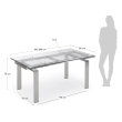 Produljivi stol Corona 160(240)x85 cm