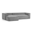 Kutna sofa Blok Left Light Grey