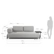 Sofa Compo Tray Grey