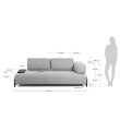 Sofa Compo Small Tray Grey