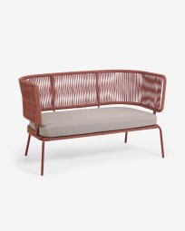 Lounge sofa Nadin Terracotta