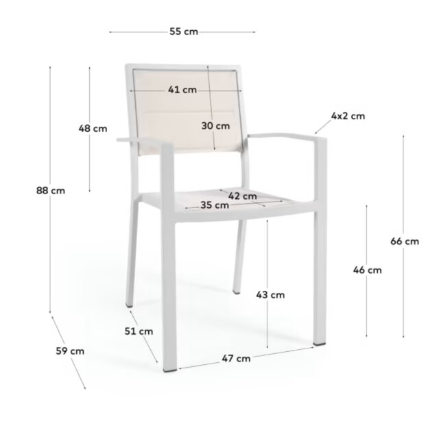 Stolica s rukonaslonom Sirley White