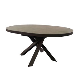 Produljivi stol Vashti Ø 120 (160) cm Brown