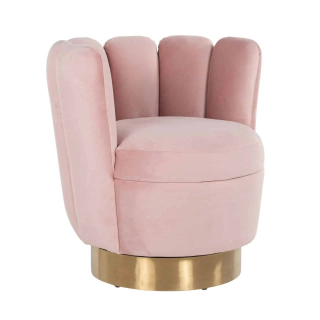 Stolica s rukonaslonom Mayfair Pink