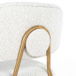 Barska stolica Xenia White Bouclé