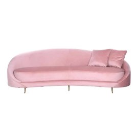 Sofa Bourbon Pink Velvet